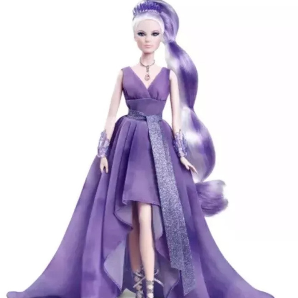 Barbie Exclusive A CRYSTALLINE DREAM Crystal Fantasy Real Amethyst Doll
